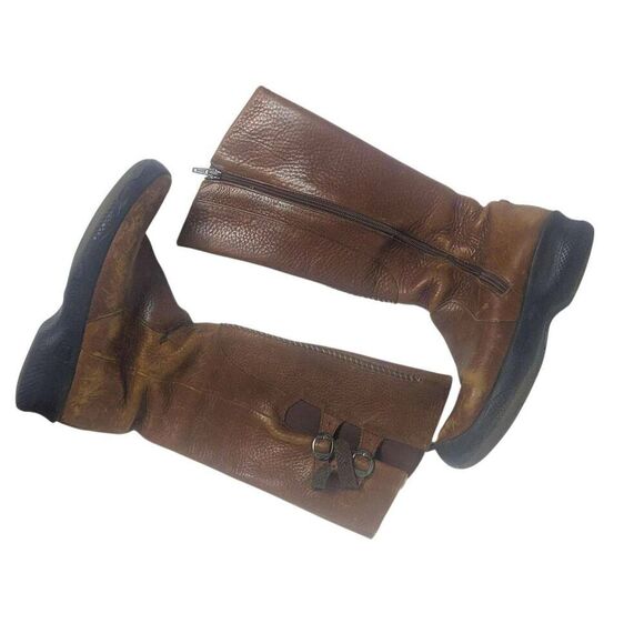 Keen Bern Baby Knee High Riding Leather Zip Up Boots Women's 7 - Picture 1 of 8